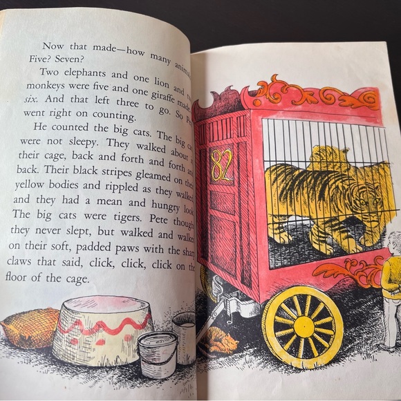 Vintage 1968 1stEdition "Small Clown and Tiger"by Nancy Faulkner,Illustrated - Picture 10 of 10
